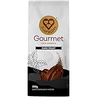 3 Corações Café Torrado e Moído Gourmet Dark Roast, 500g