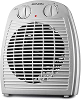 Aquecedor de Ar Mondial, 110V, Cinza, 1500W – A-08