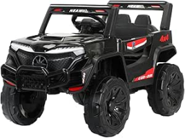 Bang Toys Jipe Elétrico Duna 12v Recarregável Preto