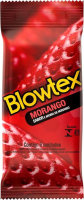 Blowtex Preservativo Morango Com 6 Unidades Vermelho