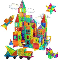 Brastoy Blocos de Montar Magnéticos Construção Brinquedo Infantil Educativo STEAM (65Pcs)