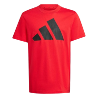 Camiseta Infantil Adidas Big Logo – Vermelho+Preto