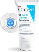 CeraVe, SA Gel de Limpeza Renovador, com Ácido Salicílico, Ácido Hialurônico e Efeito Esfoliante