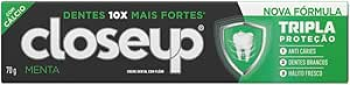 Close Up Creme Dental Triple Menta 70g, Branco
