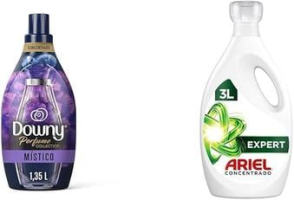 Combo Amaciante Downy Perfume Collection Místico – 1.35l + Sabão Líquido Ariel Expert 3l