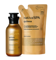 Combo Nativa SPA Quinoa: Loção Firmadora Corporal 400ml + Refil 400ml