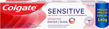 Creme Dental para Sensibilidade Colgate Sensitive Pro-Alívio Imediato 140g