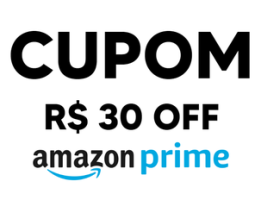 Cupom de R$ 30 Off em compras acima de R$ 90 na Amazon