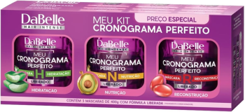 Dabelle, Kit Mascara Capilar Meu Cronograma Perfeito 1200G