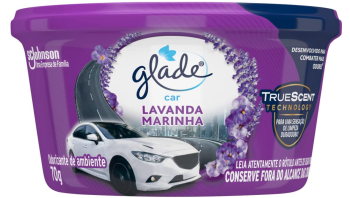 Desodorizador Glade Gel Car Lavanda Marinha 70g
