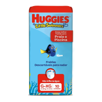 Fralda Huggies Little Swimmers Tamanho G/xg Com 10 Unidades