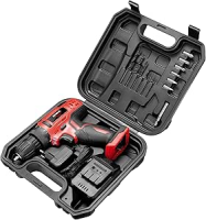 Furadeira E Parafusadeira À Bateria, Mondial, Vermelho, 12v, Bivolt – Fpf-06m