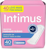 Intimus – Protetor Diário sem Perfume, 40 unidades – Leve 40 Pague 30