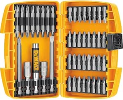 Kit de chaves de fenda DEWALT DW2166, com estojo, cinza/prata, 45 peças