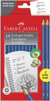 Lápis Preto Redondo Nº2hb, Faber-castell, Ecolápis, Pm/1210az12+2, 14 Unidades