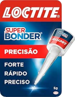 Loctite Cola Super Bonder Precisão, cola universal para reparos precisos, cola instantânea de alta performance, embalagem de 1 x 5g