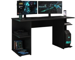Mesa Para Computador Gamer Preto Carraro