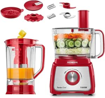 Multiprocessador Turbo Chef 5 em 1, Mondial, Vermelho, 1000W, 110V – MPN-01-R