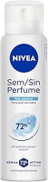 NIVEA Desodorante Antitranspirante Aerossol Sem Perfume Pele Sensível 150ml – Proteção prolongada de 48h para peles sensíveis, com extrato de camomila, sem álcool etílico e sem perfume
