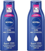 NIVEA Kit Hidratante Corporal Milk Pele Seca 400ml – 2 unidades