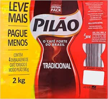 PACK – Café Torrado e Moído a Vácuo Tradicional Pilão 500g – 4 unidades de 500g