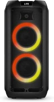 Party Speaker Philips bluetooth com luzes de led, fm, usb, cartão de memória, auxiliar, função TWS que conecta outra TAX4209, entradas para microfone e guitarra TAX4209/78