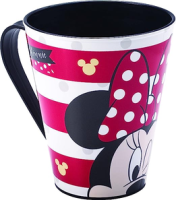 Plasútil Minnie Caneca de Plástico, Vermelho, 360 ml