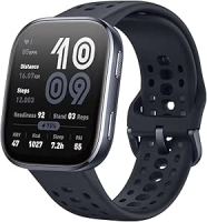 Relógio Inteligente Amazfit Bip 6 Smartwatch 1.97” Gps,GPS & Free Maps, AI, Bluetooth Call, 5 ATM Water-Resistance (preto)