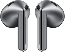 Samsung Galaxy Buds3, Fone de Ouvido sem fio, Cancelamento ativo de Ruído, Galaxy AI – Cinza