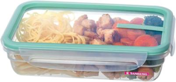 Sanremo – Pote Plástico Hermético de 820 ml e Tampa com Travas, Linha Freshy