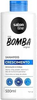 Shampoo Uso Diário 500 ml Sos Bomba Vitaminas Unit, Salon Line, Branco