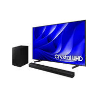 Smart Big TV 75″ Crystal UHD 4K 75DU8000 2024 + Soundbar HW-B550/ZD