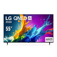 Smart TV 4K 55″ LG QNED 55QNED80T com Processador a5 Ger7 AI, Quantum Dot Nanocell, Design Super Slim, Alexa/Chromecast integrado e webOS 24