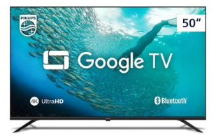 Smart TV LCD LED 50″ Philips 50PUG7019/78 4K UHD – Quad Core, com Wi-Fi, Bluetooth, 3 HDMI, 2 USB
