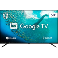 Smart Tv Led 50″ Ultra Hd 4k Philips 50pug7019 Com Google Tv, Comando De Voz, Wi-fi, Entradas Hdmi E Usb