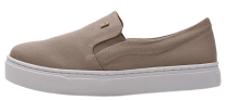Tênis Slip On Santa Lolla Liso Bege