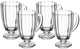 WOLFF – Conjunto 4 Taças para Cappuccino de Vidro Classic 160ml