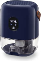 Yesop Desumidificador De Ar Ambiente Eletrico Antimofo 1000ml Portátil E 110/220v Bivolt Com Tela Led Digital Exibição Sensível Ao Toque